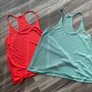 Bundle of Two PINK Racerback Tanks
